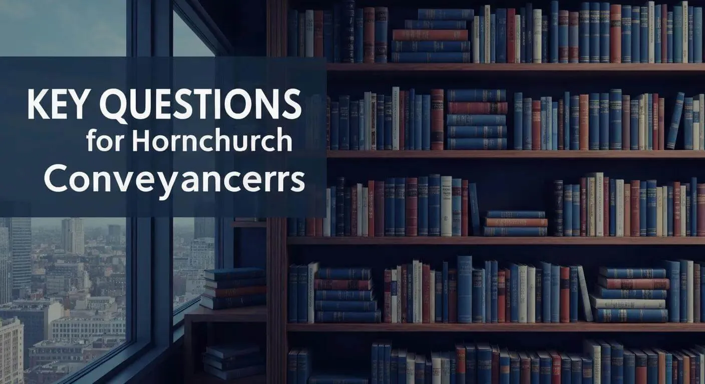 Key Questions to Ask Conveyancing Solicitors in Hornchurch Before You Sign
