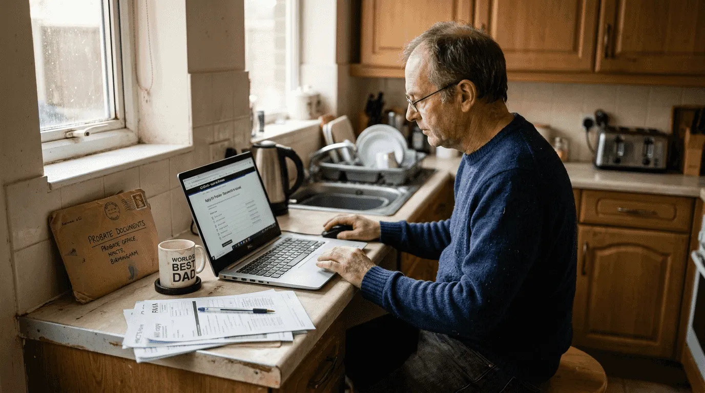 Applying for probate online with paperwork