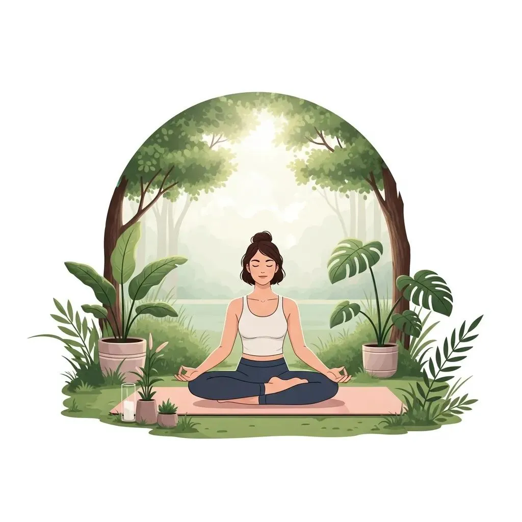 Individual practicing yoga in nature, highlighting the importance of self-care for emotional well-being