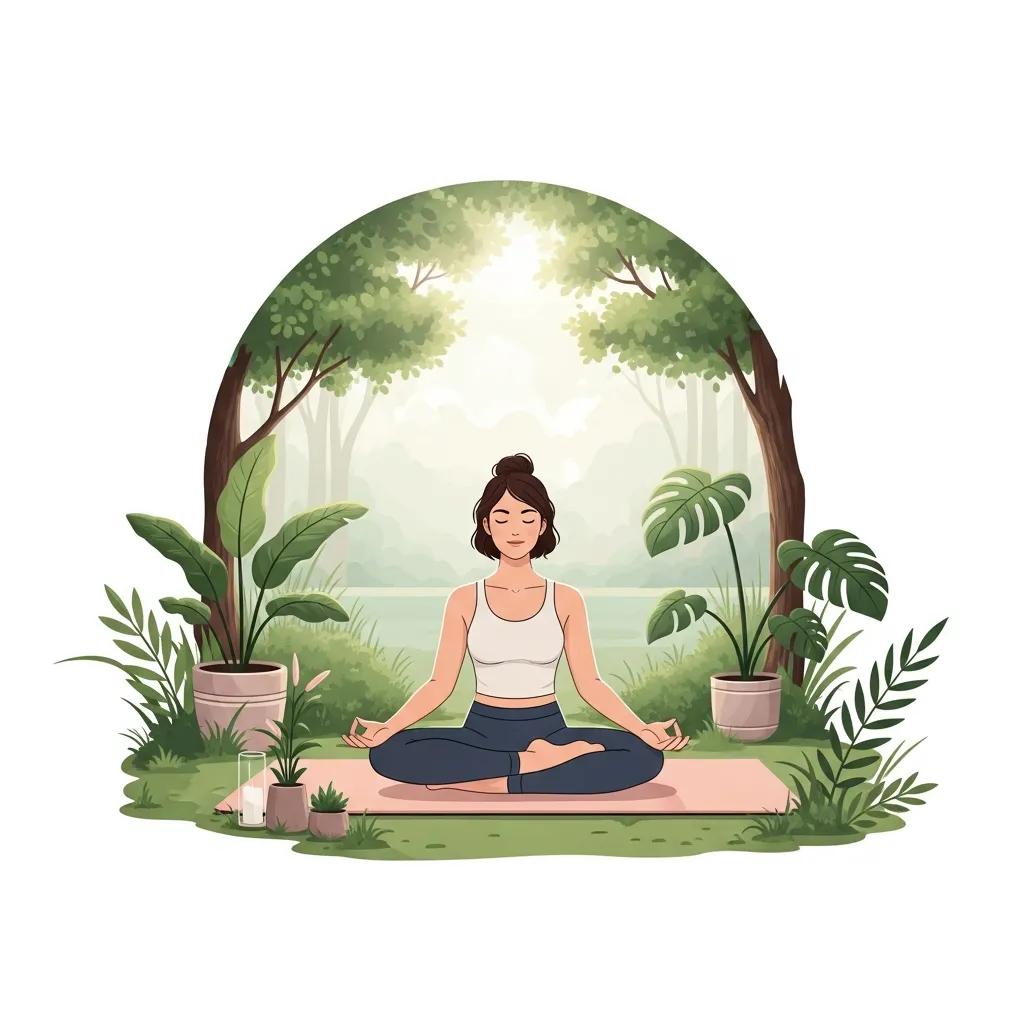 Individual practicing yoga in nature, highlighting the importance of self-care for emotional well-being