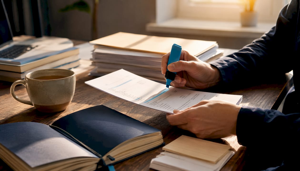 Hands pointing at legal fee quote