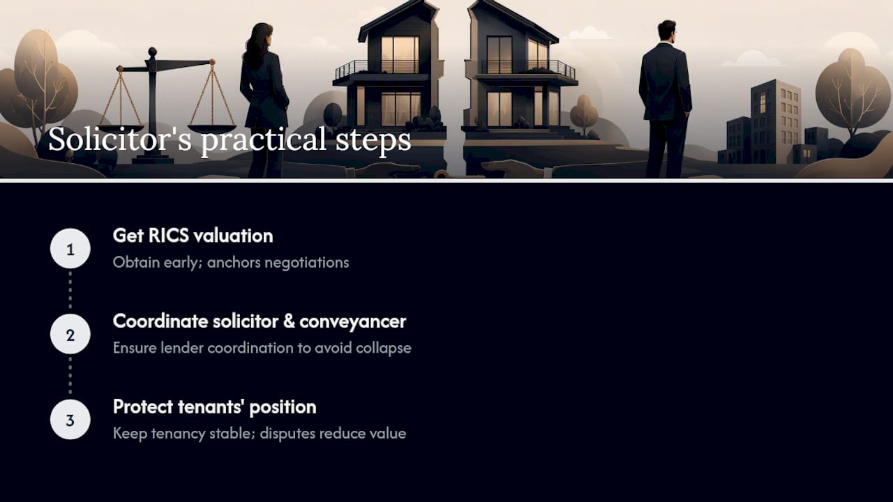 A solicitor's perspective on dividing property as a landlord — overview diagram