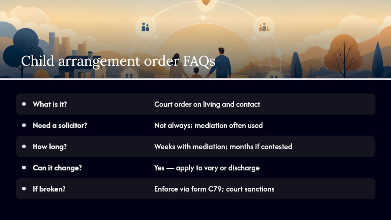 Frequently asked questions — overview diagram
